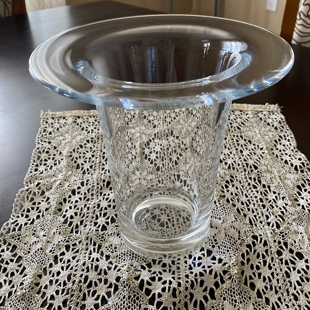 J.G. Durand Signed Crystal Vase